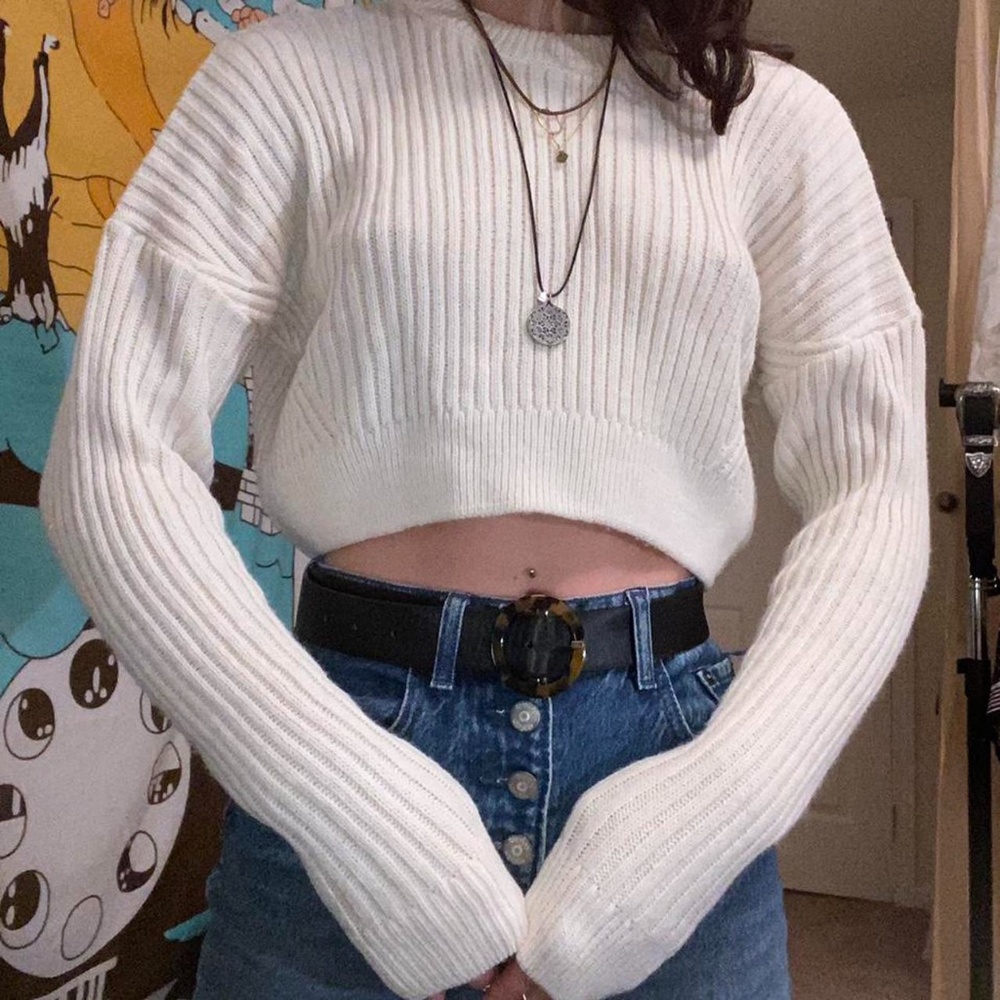 UO Cropped Sweater